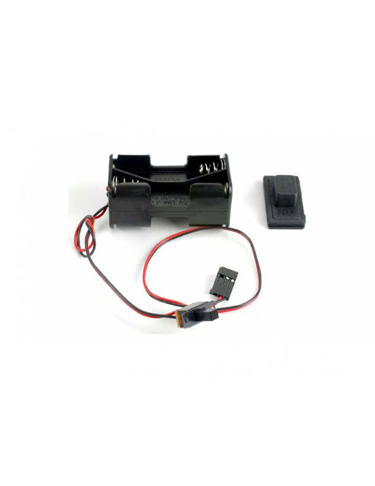 Traxxas Battery holder with switch: Villain