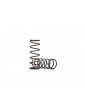 Traxxas Springs, shock, medium (natural finish) (GTX) (5.059 rate, red stripe) (2)