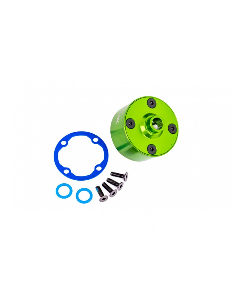 Traxxas Carrier, differential (aluminum, green-anodized)