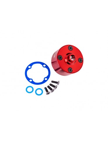 Traxxas Carrier, differential (aluminum, red-anodized)