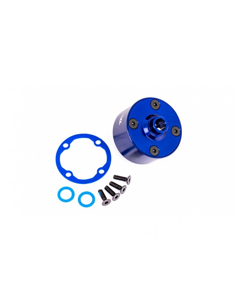 Traxxas Carrier, differential (aluminum, blue-anodized)
