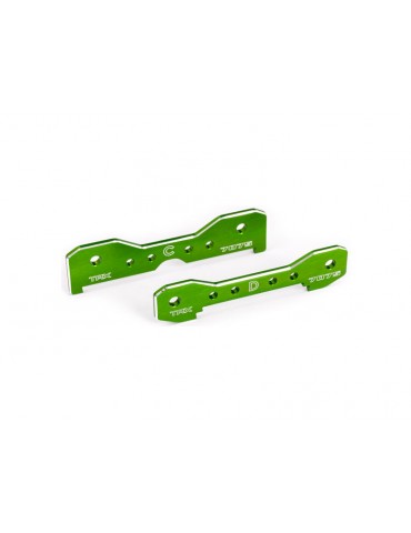 Traxxas Tie bars, rear, aluminum (green-anodized) (fits Sledge)