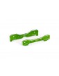 Traxxas Tie bars, rear, aluminum (green-anodized) (fits Sledge)
