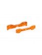 Traxxas Tie bars, rear, aluminum (orange-anodized) (fits Sledge)