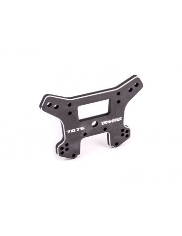 Traxxas Shock tower, rear, aluminum (dark titanium-anodized) (fits Sledge)