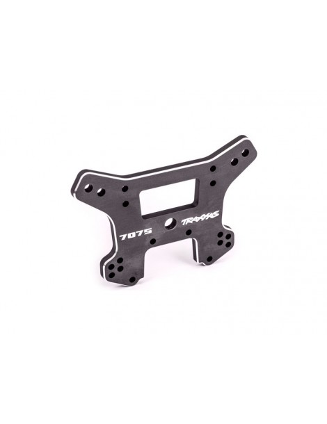 Traxxas Shock tower, rear, aluminum (dark titanium-anodized) (fits Sledge)