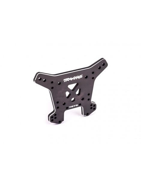 Traxxas Shock tower, front, aluminum (dark titanium-anodized) (fits Sledge)