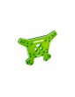 Traxxas Shock tower, front, aluminum (green-anodized) (fits Sledge)