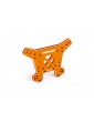 Traxxas Shock tower, front, aluminum (orange-anodized) (fits Sledge)