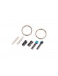 Traxxas Rebuild kit, steel constant-velocity driveshafts, center (for 9655X)