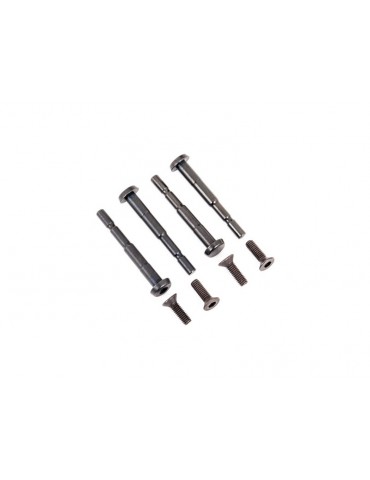 Traxxas Shock pins, hardened steel (front (2), rear (2))/ 2.5x8mm CCS (4)