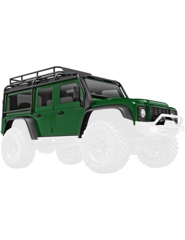 Traxxas Body, Land Rover Defender, complete, green