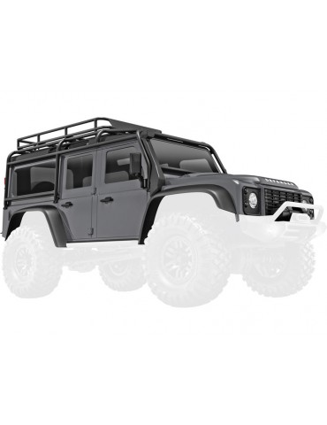 Traxxas Body, Land Rover Defender, complete, silver