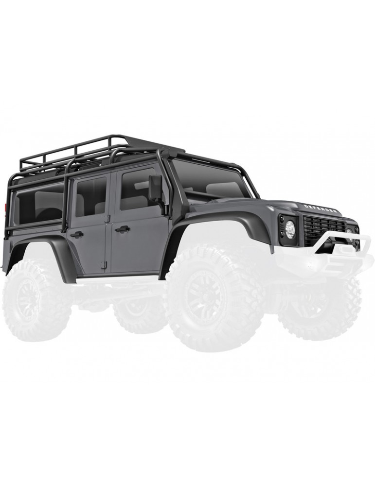 Traxxas Body, Land Rover Defender, complete, silver