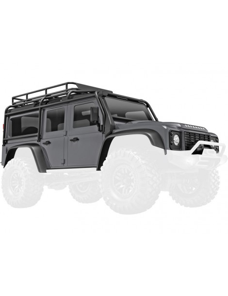 Traxxas Body, Land Rover Defender, complete, silver