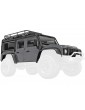 Traxxas Body, Land Rover Defender, complete, silver