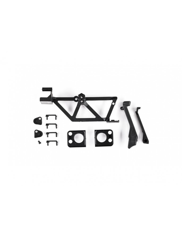 Traxxas Door handles (4)/ light mounts, front / light retainers, front bumper/ fuel cap/ snorkel/ sp