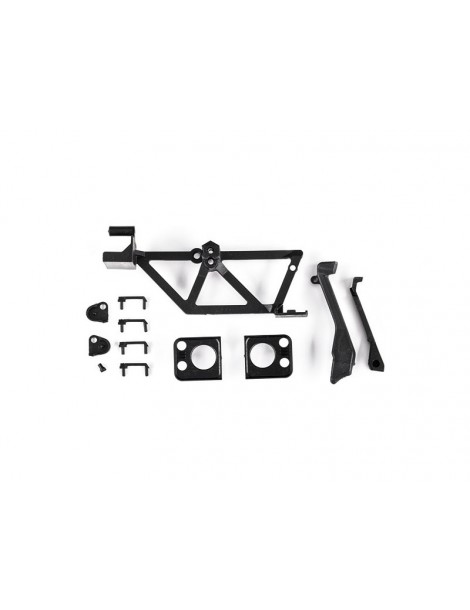 Traxxas Door handles (4)/ light mounts, front / light retainers, front bumper/ fuel cap/ snorkel/ sp