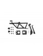 Traxxas Door handles (4)/ light mounts, front / light retainers, front bumper/ fuel cap/ snorkel/ sp