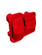 Traxxas Axle cover, front or rear (red) (2)