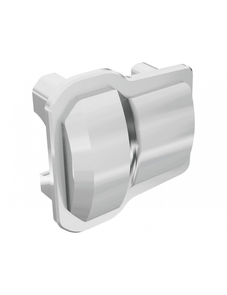 Traxxas Axle cover, front or rear (statin chrome) (2)
