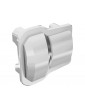Traxxas Axle cover, front or rear (statin chrome) (2)