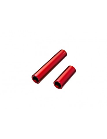 Traxxas Driveshafts, center, female, aluminum (red-anodized) (for use with 9751A or 9751X)
