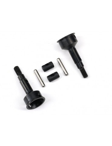 Traxxas Stub axle, front (2)/ cross pins (2)/ drive pins (4)