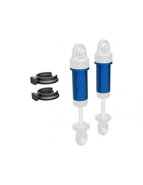 Traxxas Body, GTM shock, aluminum (blue-anodized) (2)