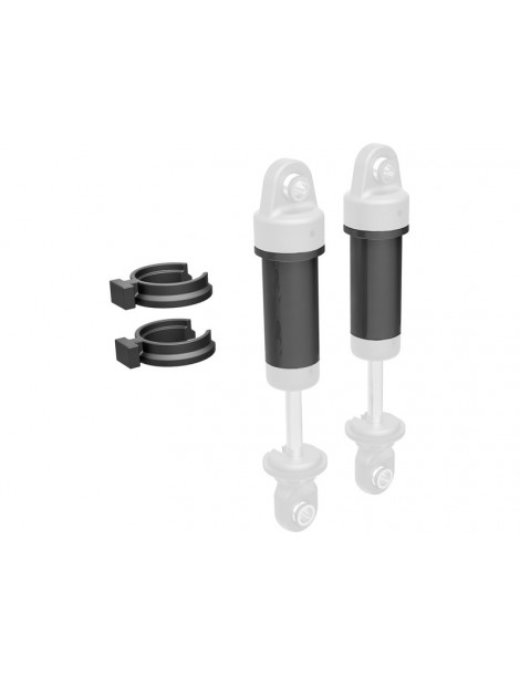 Traxxas Body, GTM shock, aluminum (dark titanium-anodized) (2)