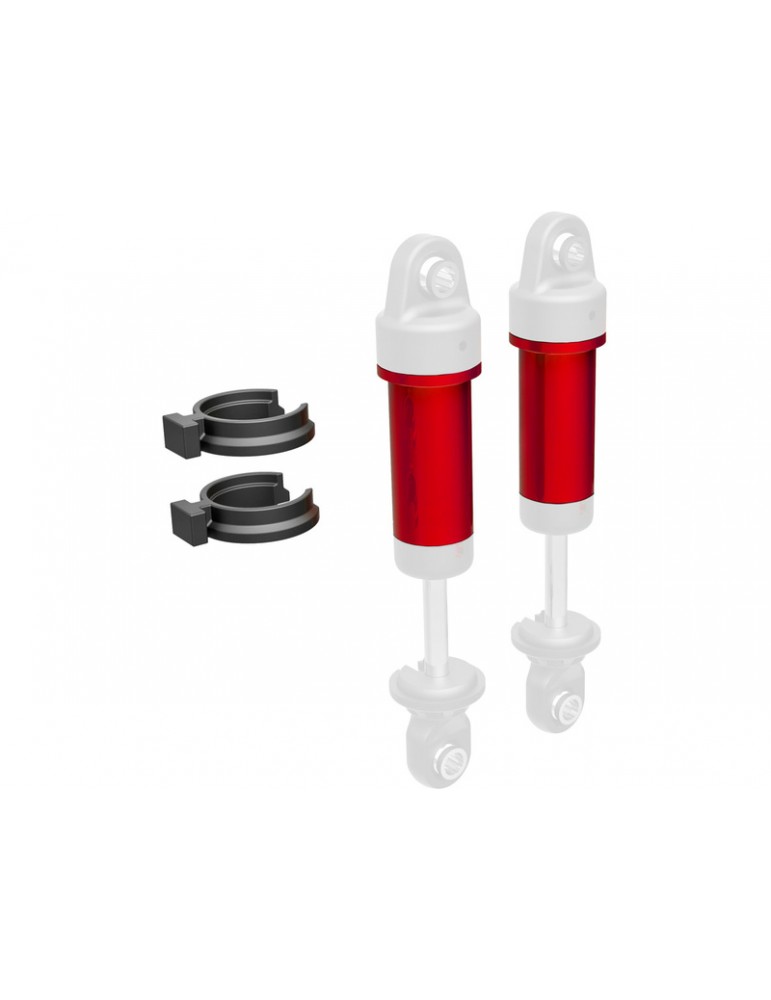 Traxxas Body, GTM shock, aluminum (red-anodized) (2)