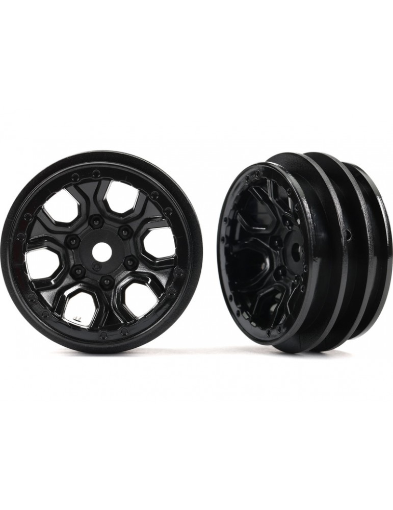 Traxxas Wheels 1.0", spoke (black) (2)
