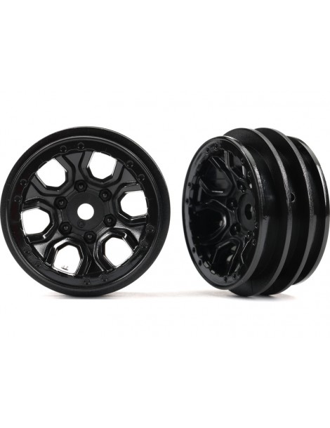 Traxxas Wheels 1.0", spoke (black) (2)