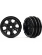 Traxxas Wheels 1.0", spoke (black) (2)