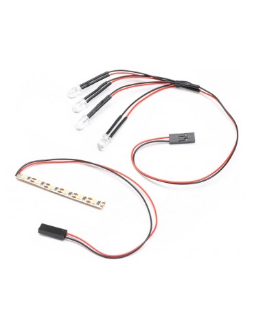 Axial LED Lights(4) / Light Bar: Capra 1:18
