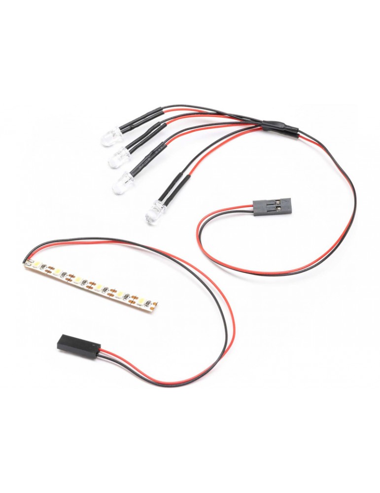 Axial LED Lights(4) / Light Bar: Capra 1:18