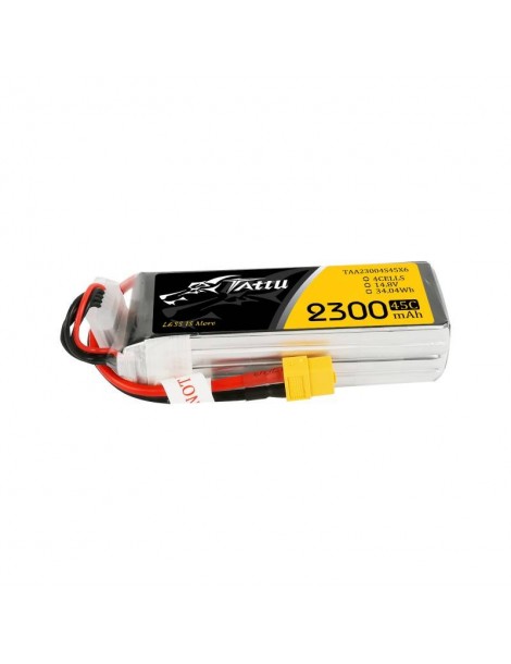Akumuliatorius Tattu 2300mAh 14,8V 75C 4S1P XT60