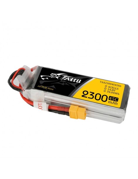 Akumuliatorius Tattu 2300mAh 14,8V 75C 4S1P XT60