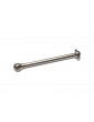 Traxxas Driveshaft, steel constant-velocity (shaft only, 66mm)/ drive cup pin (1)