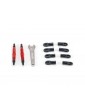 Traxxas Toe links, Slayer (Tubes 7075-T6 aluminum, red) (74mm) (2)