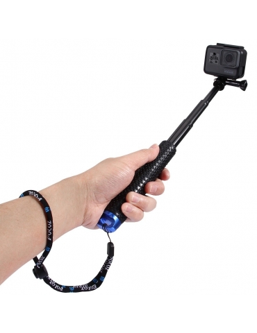 AsmenukiU lazda-Selfie Stick veiksmo kameroms PZ150 juoda