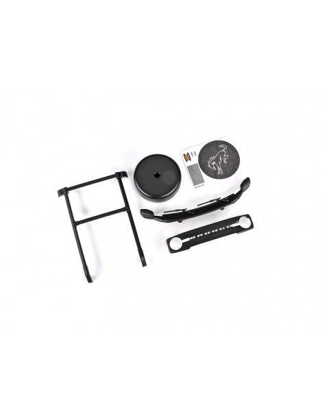 Traxxas Roof rack/ spare tire cover/ cowl/ grille (fits 9711)