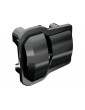 Traxxas Axle cover, front or rear (black chrome) (2)