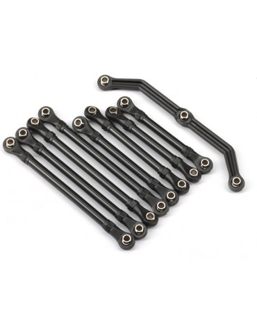 Traxxas Suspension link set, complete (assembled with rod ends and hollow balls)