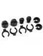 Traxxas Shock cap (2)/ spring perch (2)/ rod end (2)/ spring preload spacer (4)