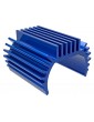 Traxxas Heat sink, Titan 87T motor (aluminum, blue-anodized)
