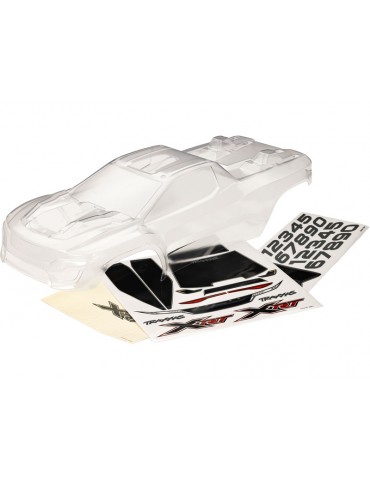 Traxxas Body, XRT (clear)/ window masks/ decal sheet