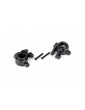 Traxxas Steering blocks, extreme heavy duty, black (left & right) (for use with 9080)