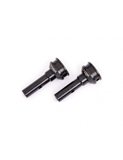 Traxxas Stub axles, hardened steel (2) (for steel constant-velocity driveshafts)