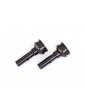 Traxxas Stub axles, hardened steel (2) (for steel constant-velocity driveshafts)